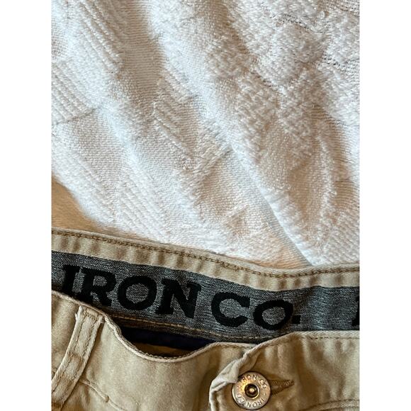 Iron Co. Tan Brown Denim Jeans Mens 36x30 - Picture 4 of 5